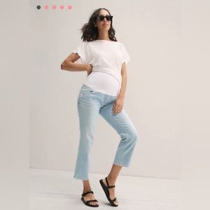 OVER THE BUMP STRAIGHT MATERNITY JEAN - ULTRALIGHT